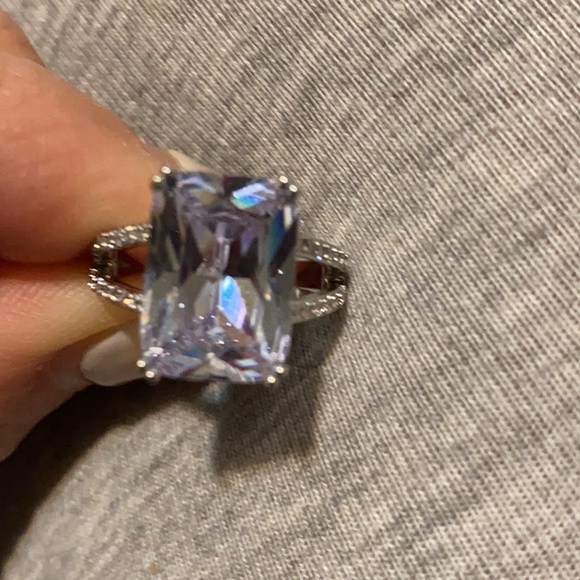 New 925 Sterling silver Clear Stone Ring - Picture 6 of 7